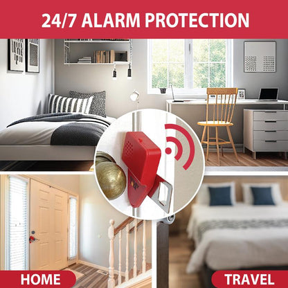 Goldy Lock - Secure Guard 2-in-1 Portable Door Lock & Alarm - Ultimate Home, Travel & Rental Security for Privacy & Entry Prevention