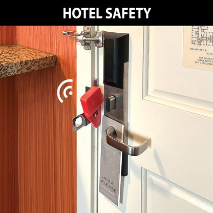 Goldy Lock - Secure Guard 2-in-1 Portable Door Lock & Alarm - Ultimate Home, Travel & Rental Security for Privacy & Entry Prevention